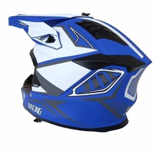 Каска Мотор Крос/АТВ/Бъги/Вело два Цвята