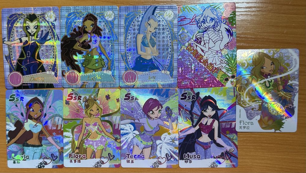 коллекционные карточки винкс winx