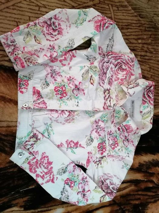 Costum de dama de primavara cu pantaloni