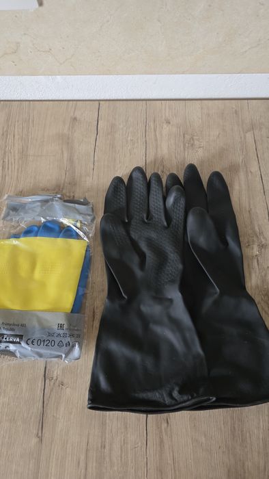 Manusi cauciuc protectie chimicale