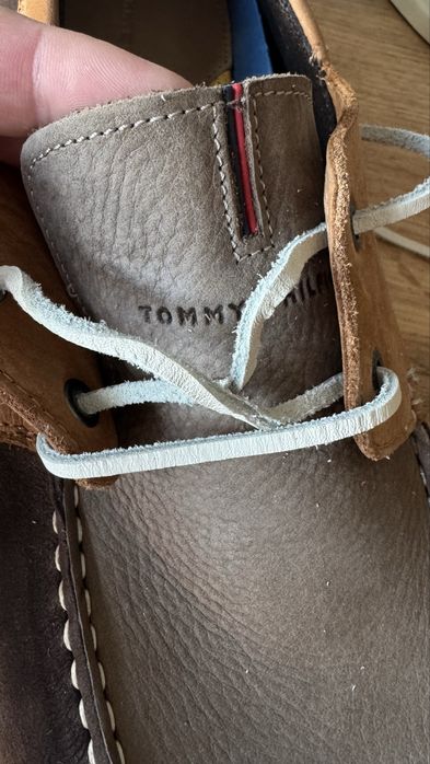 Мъжки кожени мокасини Tommy Hilfiger Номер 48