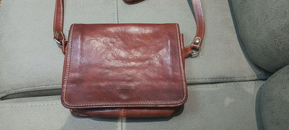 Кожаная сумка из Америки