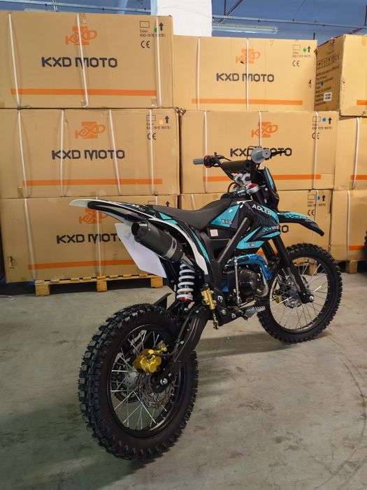 KXD Adler 140cc far LED Dirt Bike Cross Motocicleta Enduro pornire la buton si Kickstarter 612