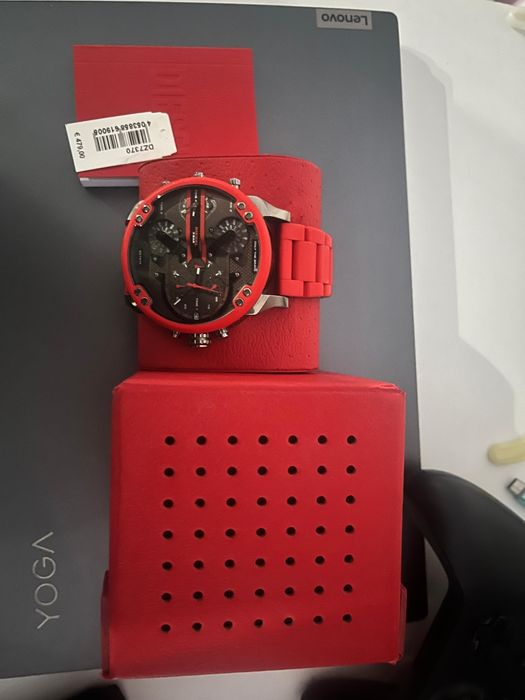 Diesel Mr. Daddy 2.0 DZ7370 – ceas bărbătesc roșu, cutie originală