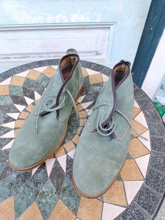 Ghete piele întoarsa London Broguesnr 44 ca noi