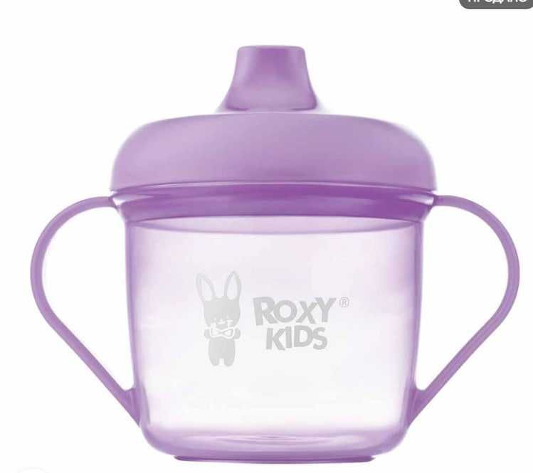 Кружка поильник с носиком ROXY KIDS Фиолетовый 9+ мес 180 мл