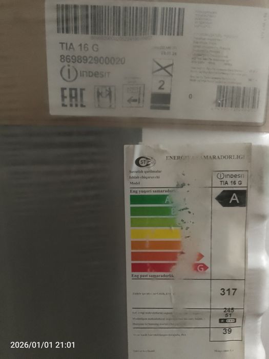 Nomi indisit holati yangi hali ishlatilmagan