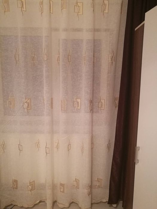 Perdea l-2,80 m L-2,50 m + motacei (culoare aurii