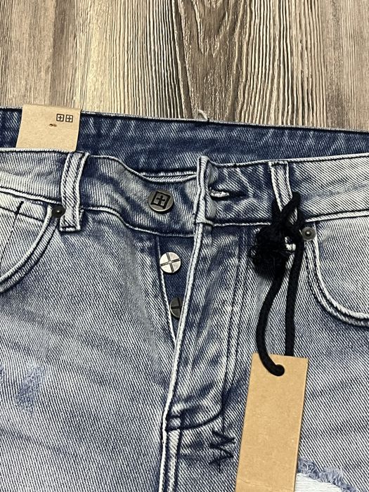 Blugi Ksubi Albastru si Negru Waxed marime 28-29