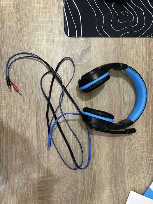 Гейминг слушалки Fury Wildcat с Адаптер