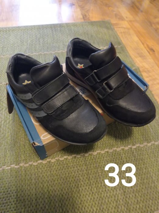 Pantofi băieți eleganți, negri, mărimea 33