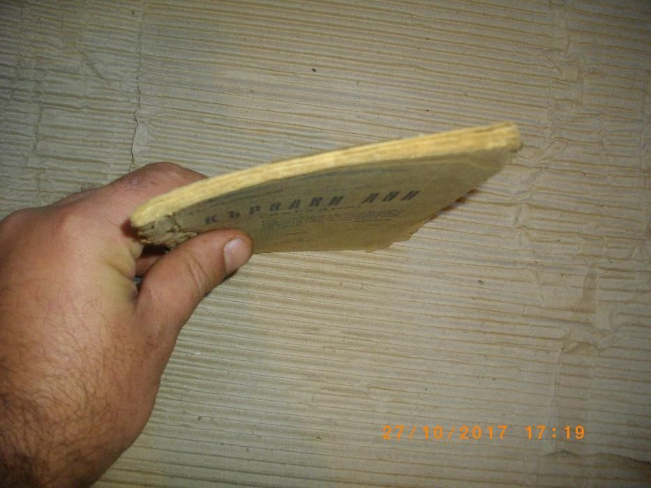 1944г-Стара Антикварна Книга-Кървави Дни-П.Върбанов-Трагедия-София 194