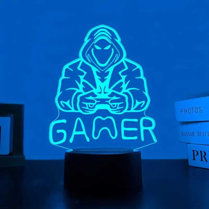 Lampa birou neon Gamer- 7 Culori