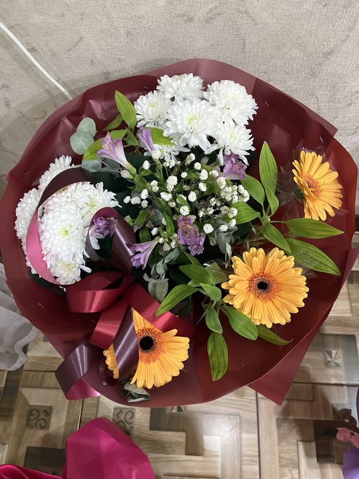 Букет цветов свежие