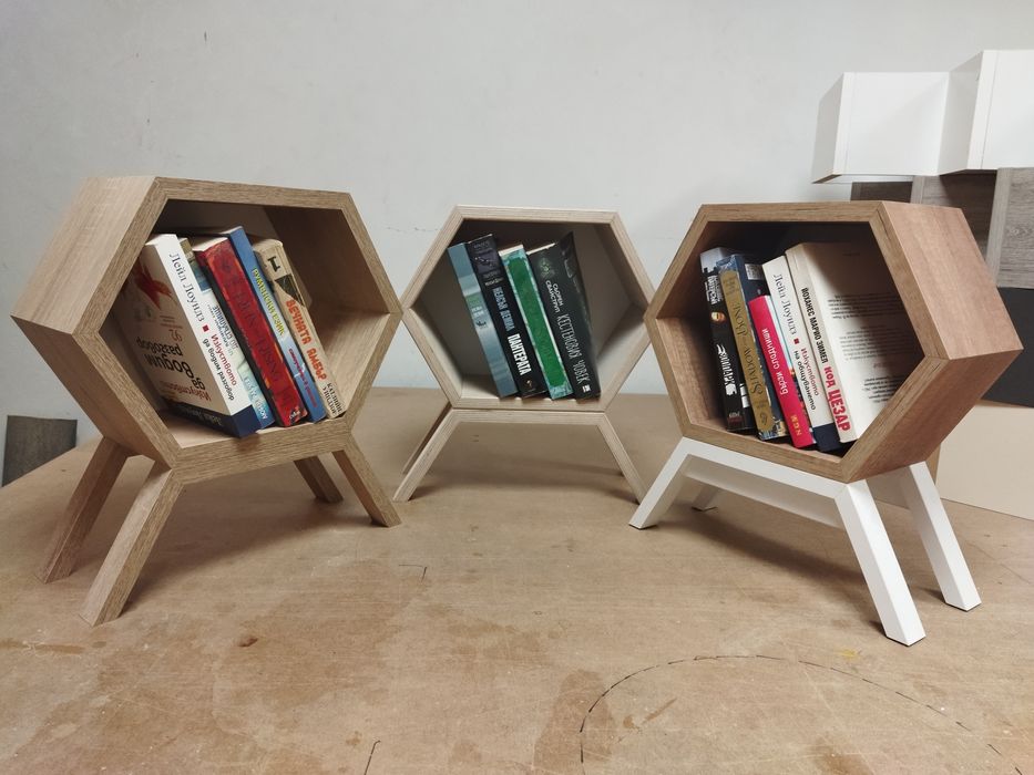 Нощно шкафче, библиотека, масичка, етажерка, цветарник,"Книгозавър" ,