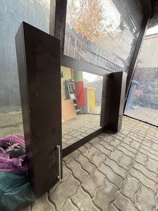 Oglinda baie cu 2 dulapuri PAL