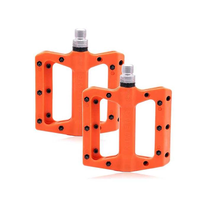 Композитни педали за велосипед, Машинни лагери, Пинове, Плоски, Цветни