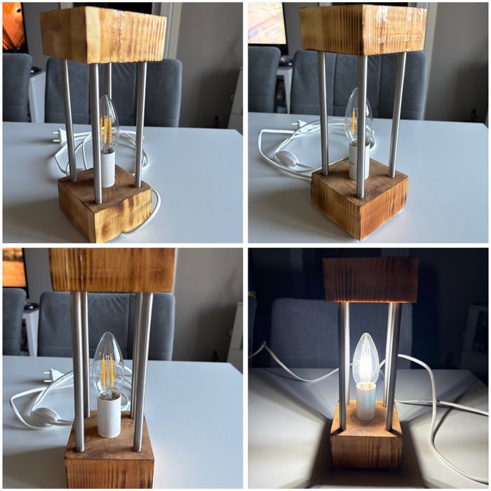 Ръчно изработени лампи от дърво