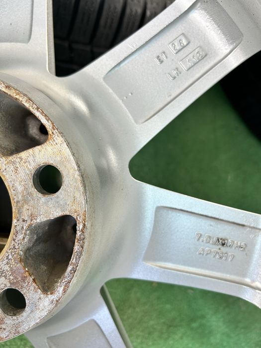 5х112 177,5j ET 28 за audi mercedes vw skoda seat със зимни гуми continental 225 55 17