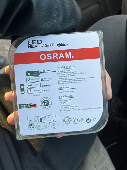 Продаю лэд лампочки OSRAM H4