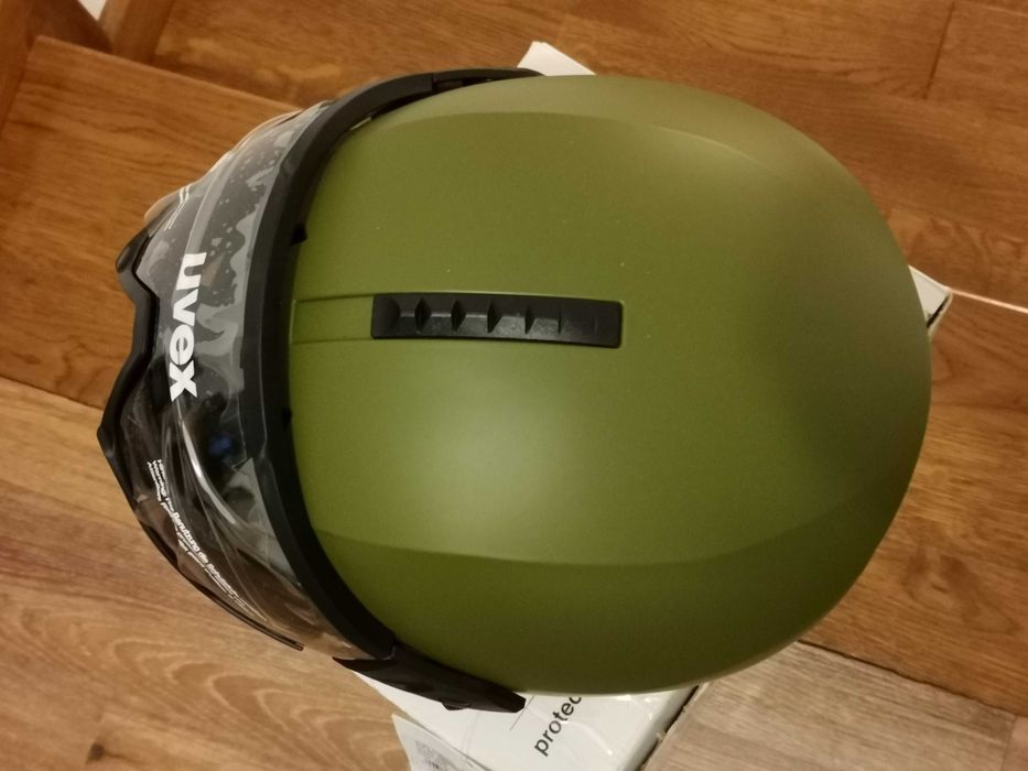 Casca schi UVEX Instinct visor crocodile mat, marime M/L (59-61 cm)