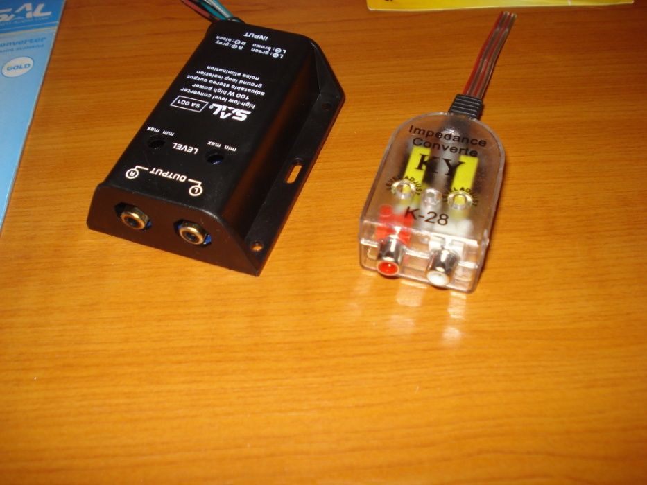 adaptor audio filtru high to low pentru subwoofer statie auto