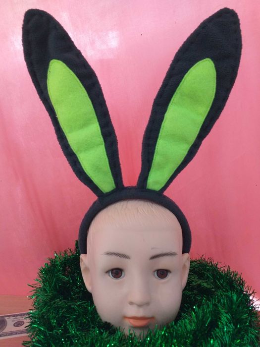 Ободок с ушками зайчика