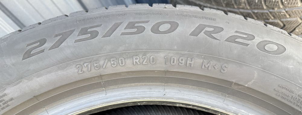 4бр 275/50/20 на 5,8мм с 23дот Пирели