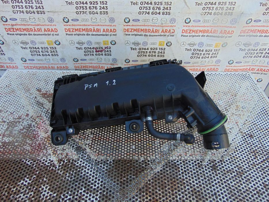 Carcasa filtru aer Peugeot 1.2 208 2008 Opel Mokka Corsa F cod 9845151280 Citroen c3 c4 c5 ds3 308 3008 5008 aircross fiat 600 1.2 jeep avenger
