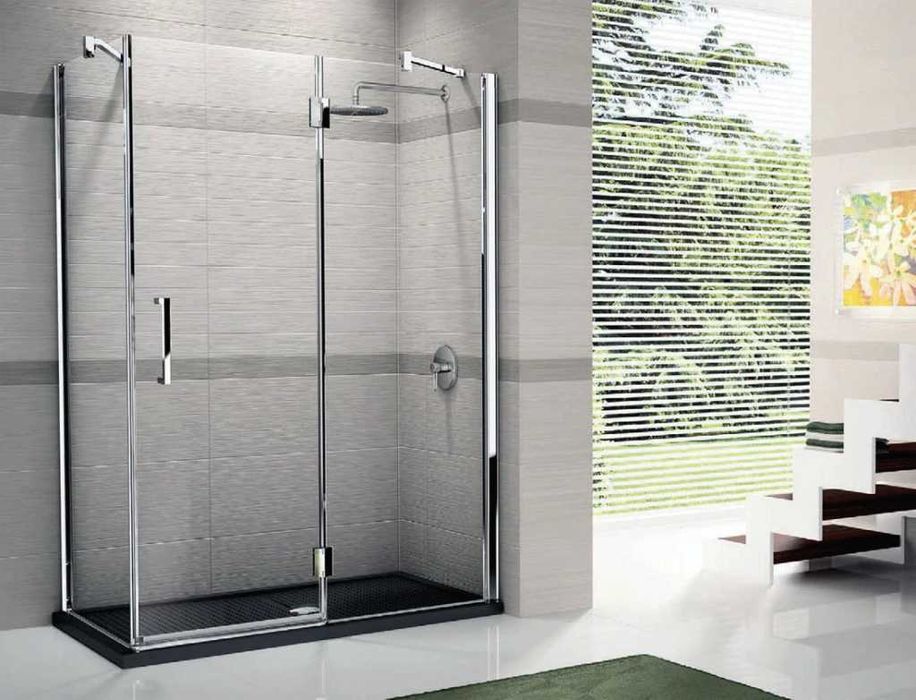Душевые кабины с установкой - перегородки Душевая кабина раздвижная