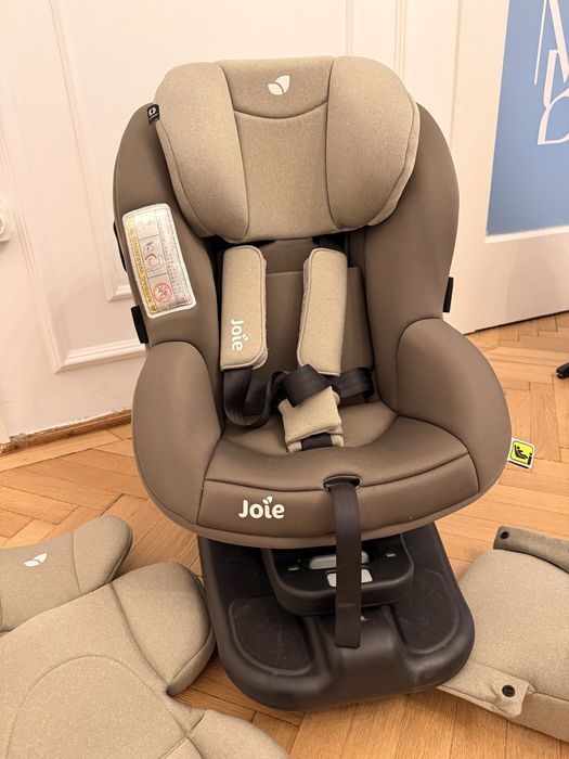 Scaun auto Joie I-Anchor Advance + baza isofix I-Base Advance, 40-105 cm, Wheat