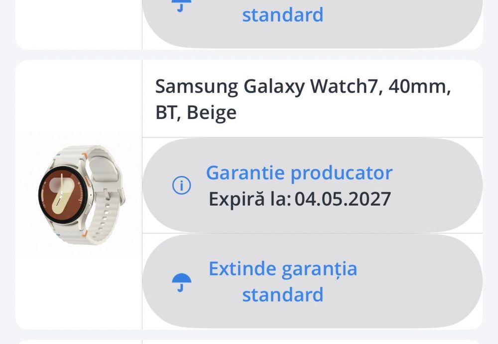 Samsung Galaxy Watch7, 40mm, BT, Beige