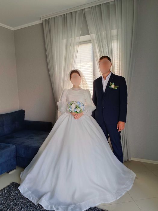 Пышное свадебное платье