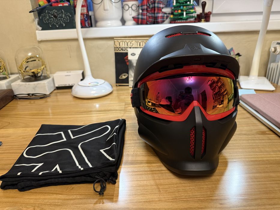 Casca Ski Ruroc RG1-DX Black Inferno