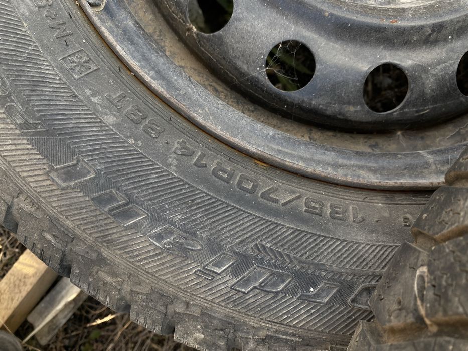 Диск с резиной Р14