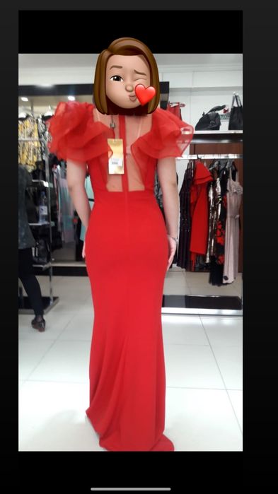 Продам красное платье