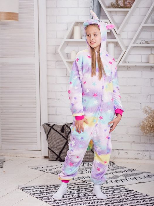 Кигуруми единорог Размер 130 / 126-136 см