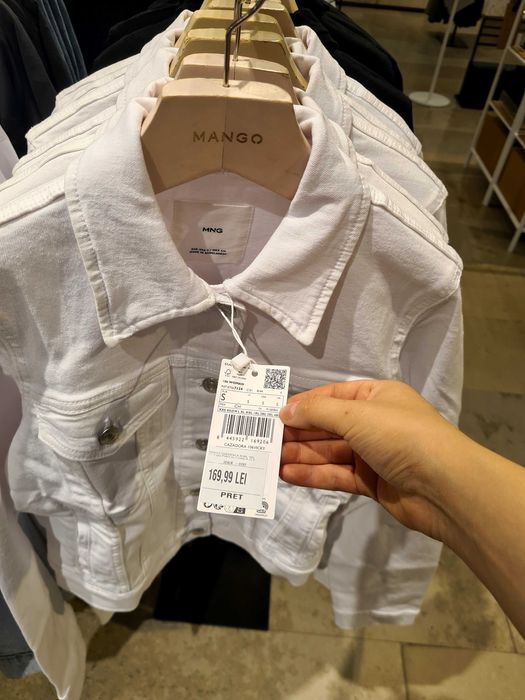 Jacheta Mango de blugi marimea XL