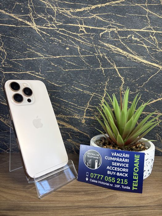 Iphone 16 Pro/128Gb/Garantie 2 Ani Centrul de Telefoane/Rate