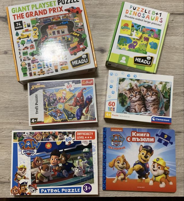 Лот пъзели 32-74 части