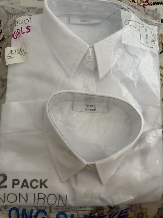 Рубашка школьная, некст, 7 лет, на девочку