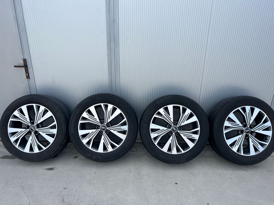 Set 4 Jante Aluminiu OEM Audi 19” 255/50/R19 Bridgestone Vara 2022