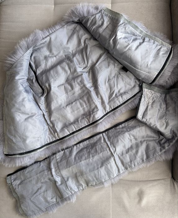 Палто 4 в 1 естествен косъм