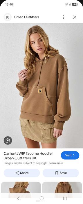 Дамски суичър Carhartt Hooded Tacoma Sweat, S