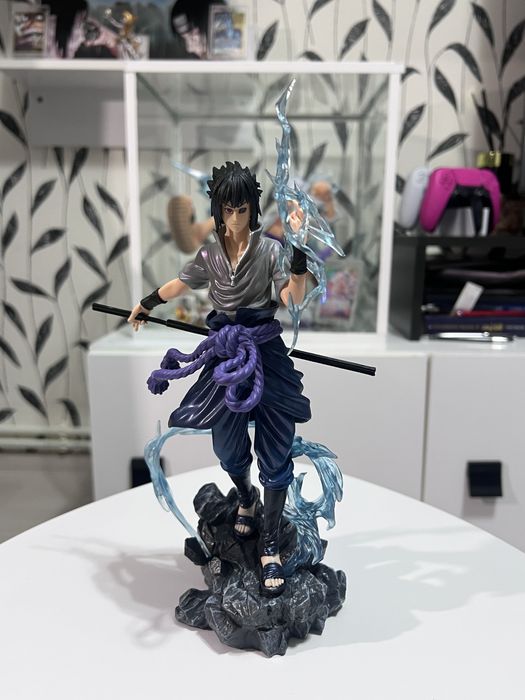 23cm Sasuke Uchiha Rinnegan Mode Figurină Anime de Colecție