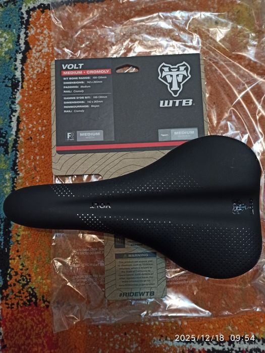 Șa șaua Volt WTB USA, CrMo Medium 265x142 Nouă