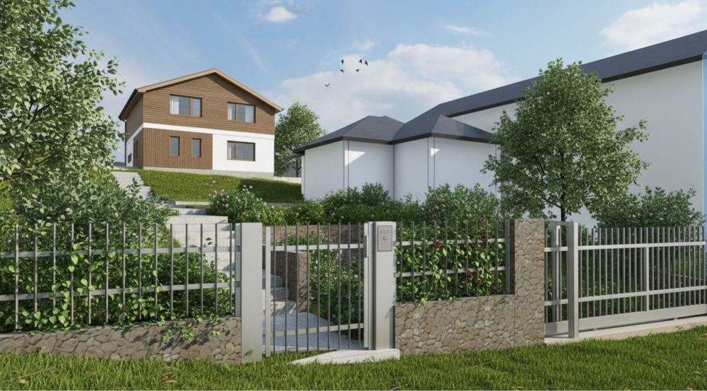 Teren Intravila 3000mp,casa si proiect,utilitati ,veder oras,castel