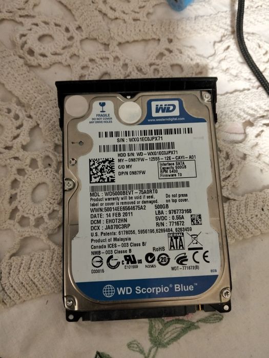 Hard disk 500 gb