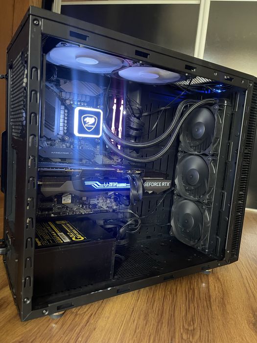 Геймърски компютър/ I7 10700K/Водно/32GB/RTX 3090 24GB/2TB SSD