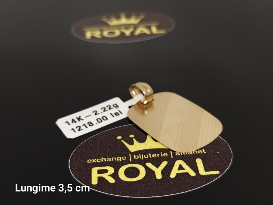 Bijuteria Royal: Pandantiv aur nou 14k/2.22 gr